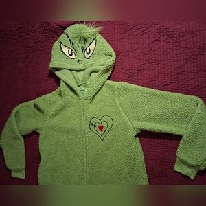 Dr. Seuss The Grinch Onsie Adult Pajamas SZ. M/8-10